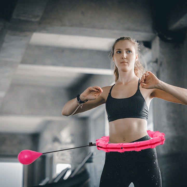 Justerbar Vektet Hula Hoop - Effektiv Träning och Massasje