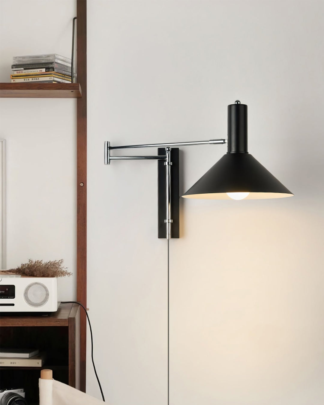 Justerbar Vägglampa för Vardagsrum och Sovrum – Minimalistisk Design