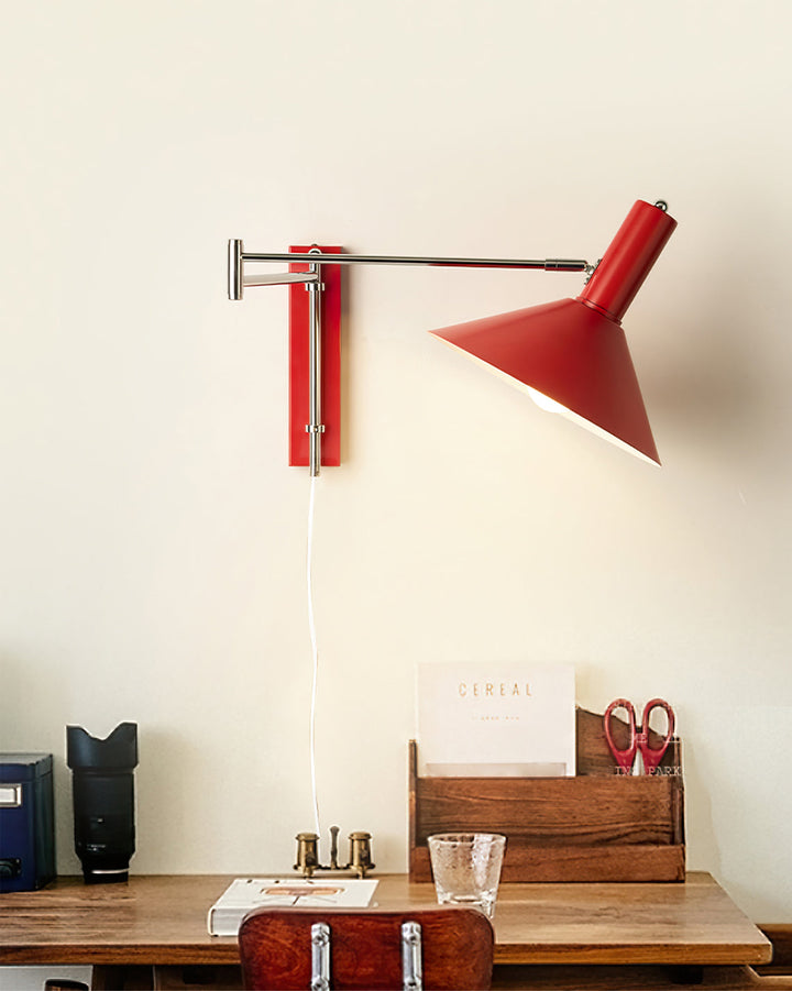Justerbar Vägglampa för Vardagsrum och Sovrum – Minimalistisk Design