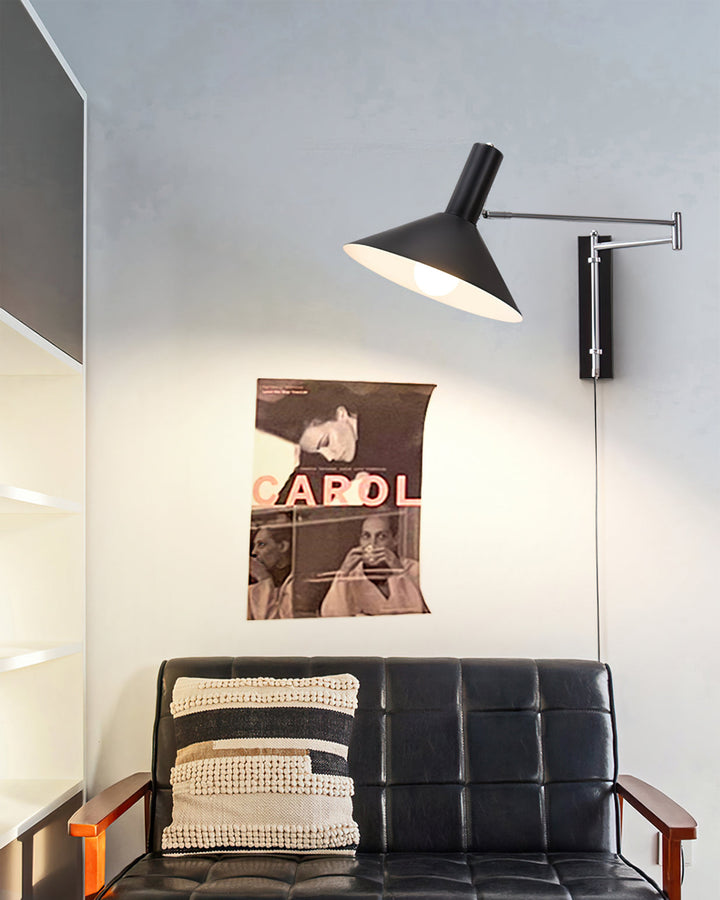 Justerbar Vägglampa för Vardagsrum och Sovrum – Minimalistisk Design
