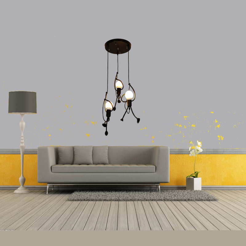 Retro Hengelampe | Justerbar | Iron Man Design