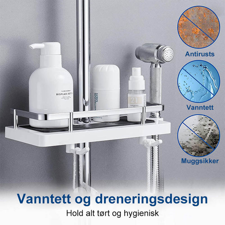 Justerbar Dusjstang | Rustbestandig och Praktisk