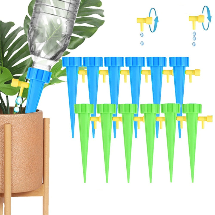 Justerbar Selvvanningspigg för Planter – Enkel Automatisk Vanning