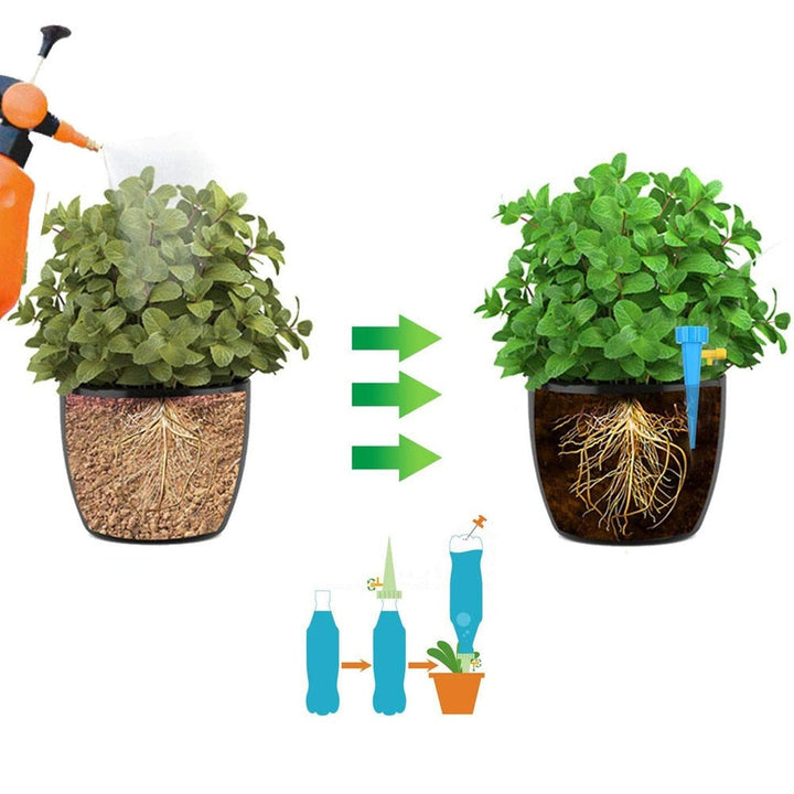 Justerbar Selvvanningspigg för Planter – Enkel Automatisk Vanning