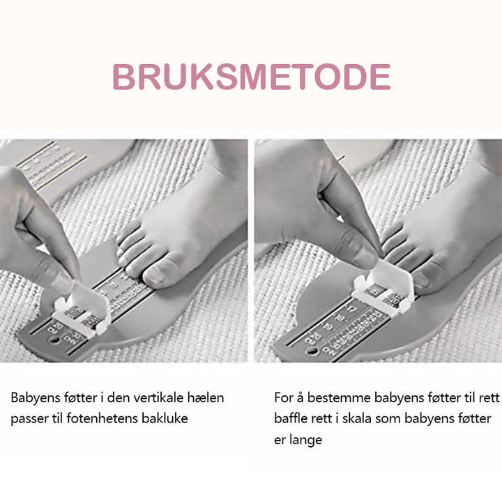 Måleverktöy för Barnens Skostörrelse - Justerbar &amp; Praktisk