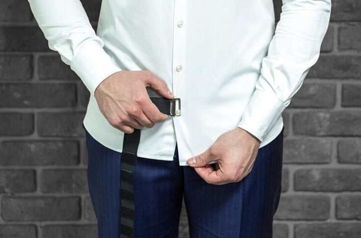 Unisex Justerbart Skjorteholderbelte för Perfekt Stil