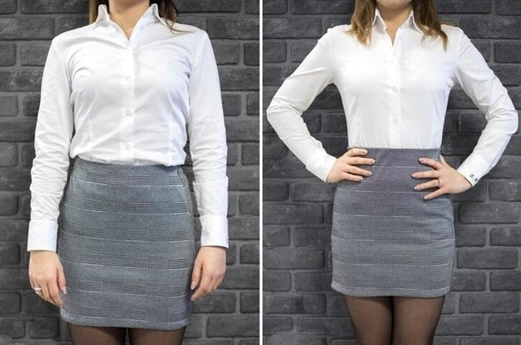 Unisex Justerbart Skjorteholderbelte för Perfekt Stil