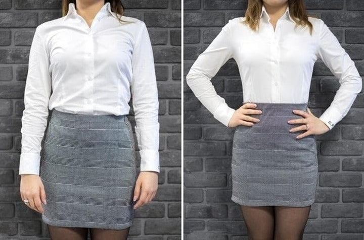 Unisex Justerbart Skjorteholderbelte för Perfekt Stil
