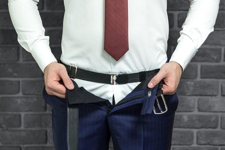 Unisex Justerbart Skjorteholderbelte för Perfekt Stil