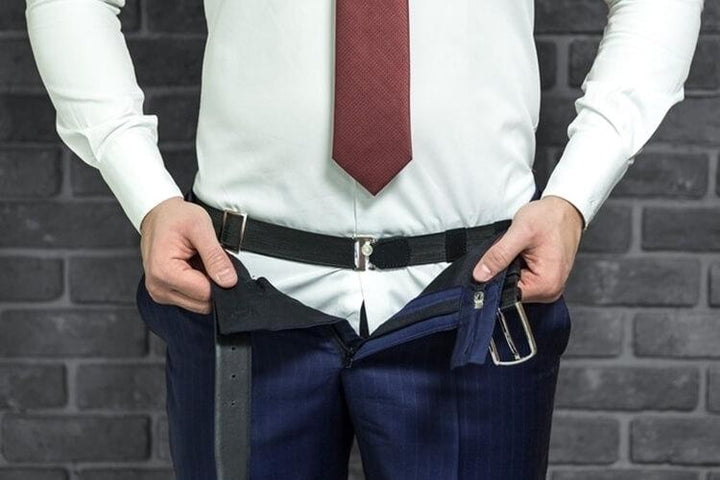 Unisex Justerbart Skjorteholderbelte för Perfekt Stil