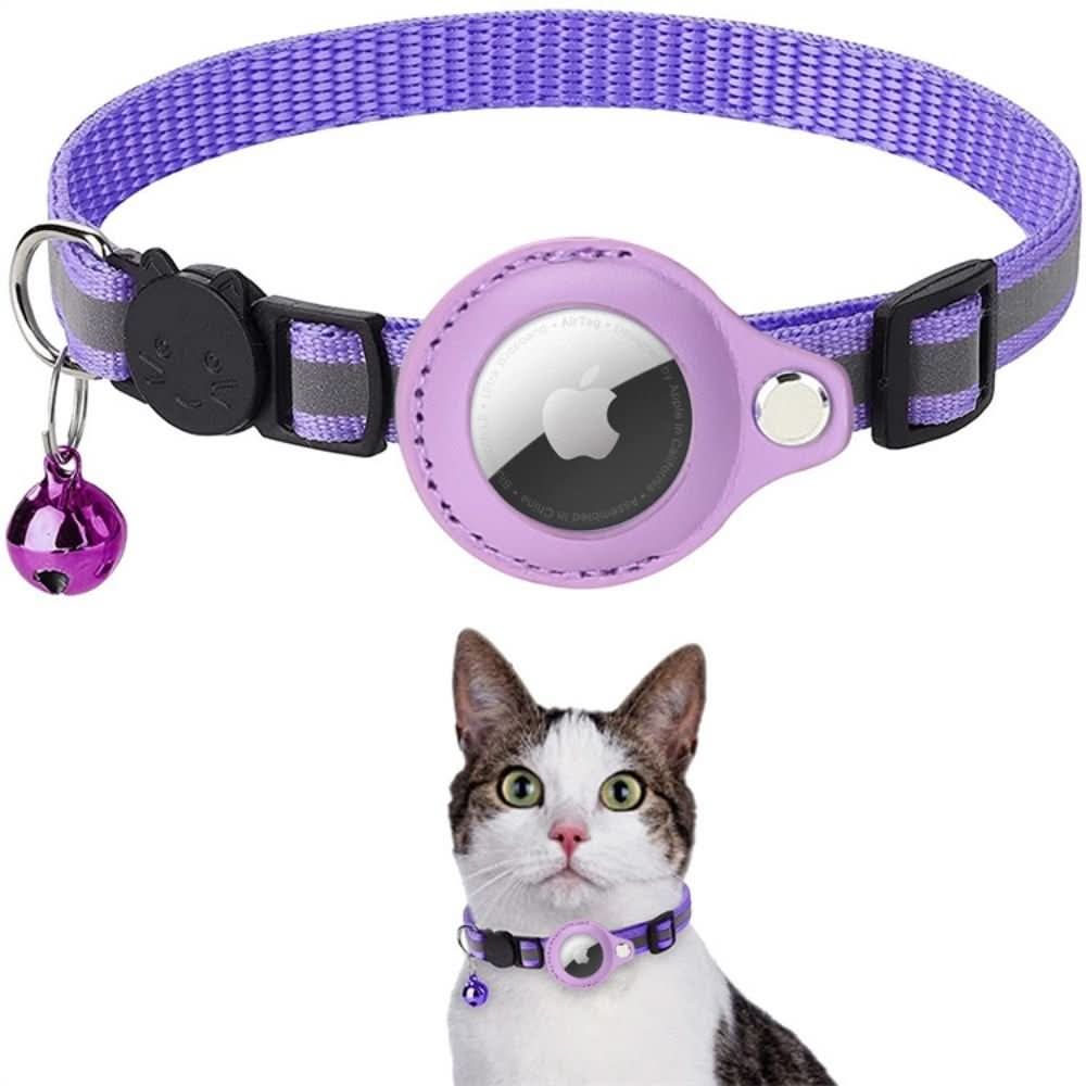 Katt Halsbånd med GPS Sporing och Refleks, Justerbart