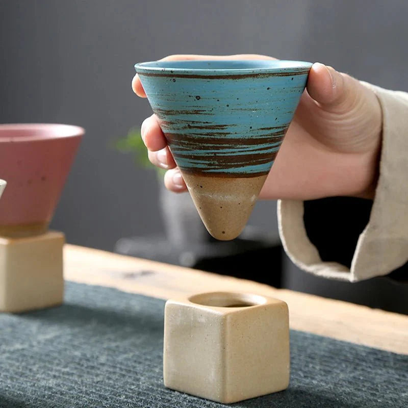 Unikt Kjegleformet Kaffekrus för Hemmet