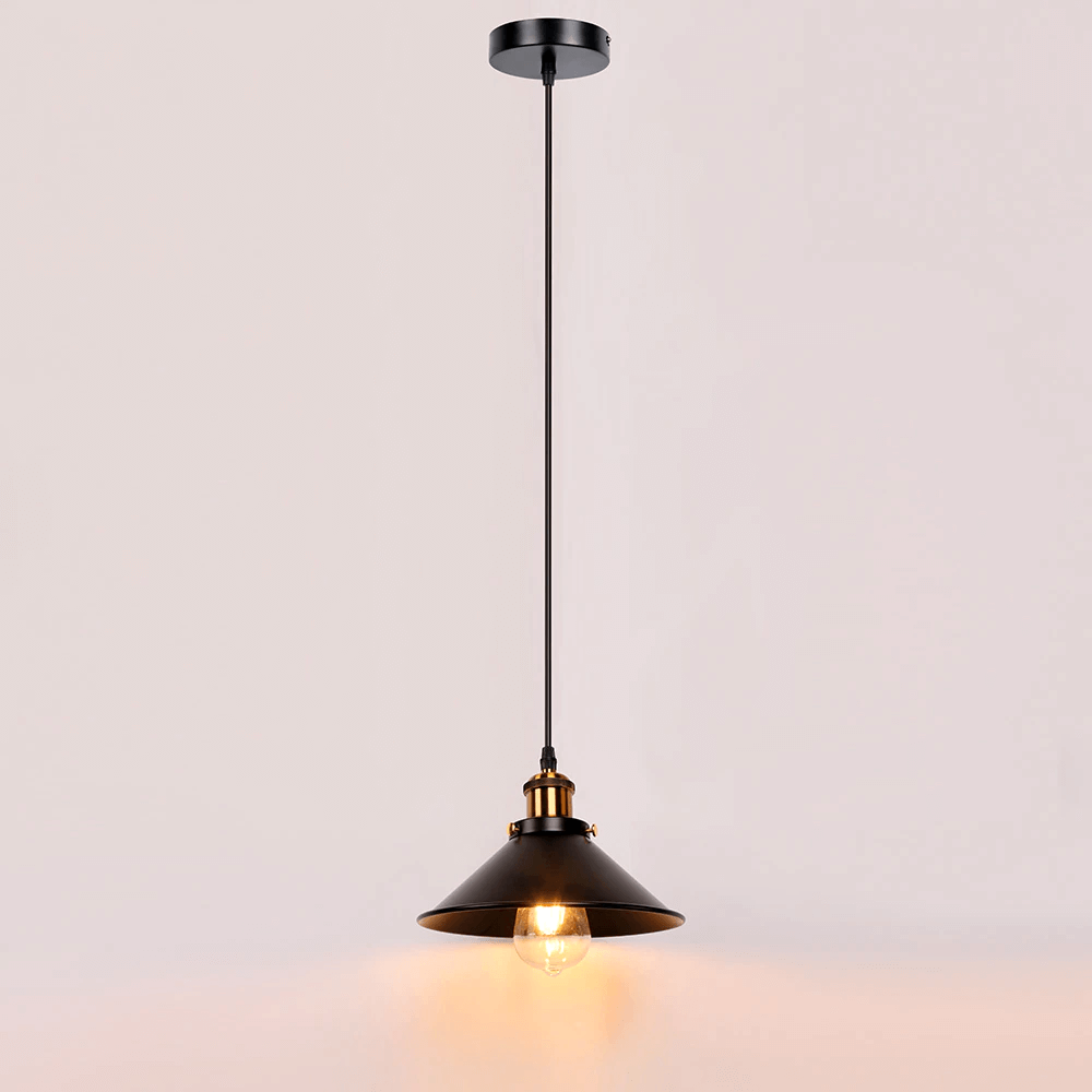 Kjegleformet Pendellampa | Vintage Messing Design