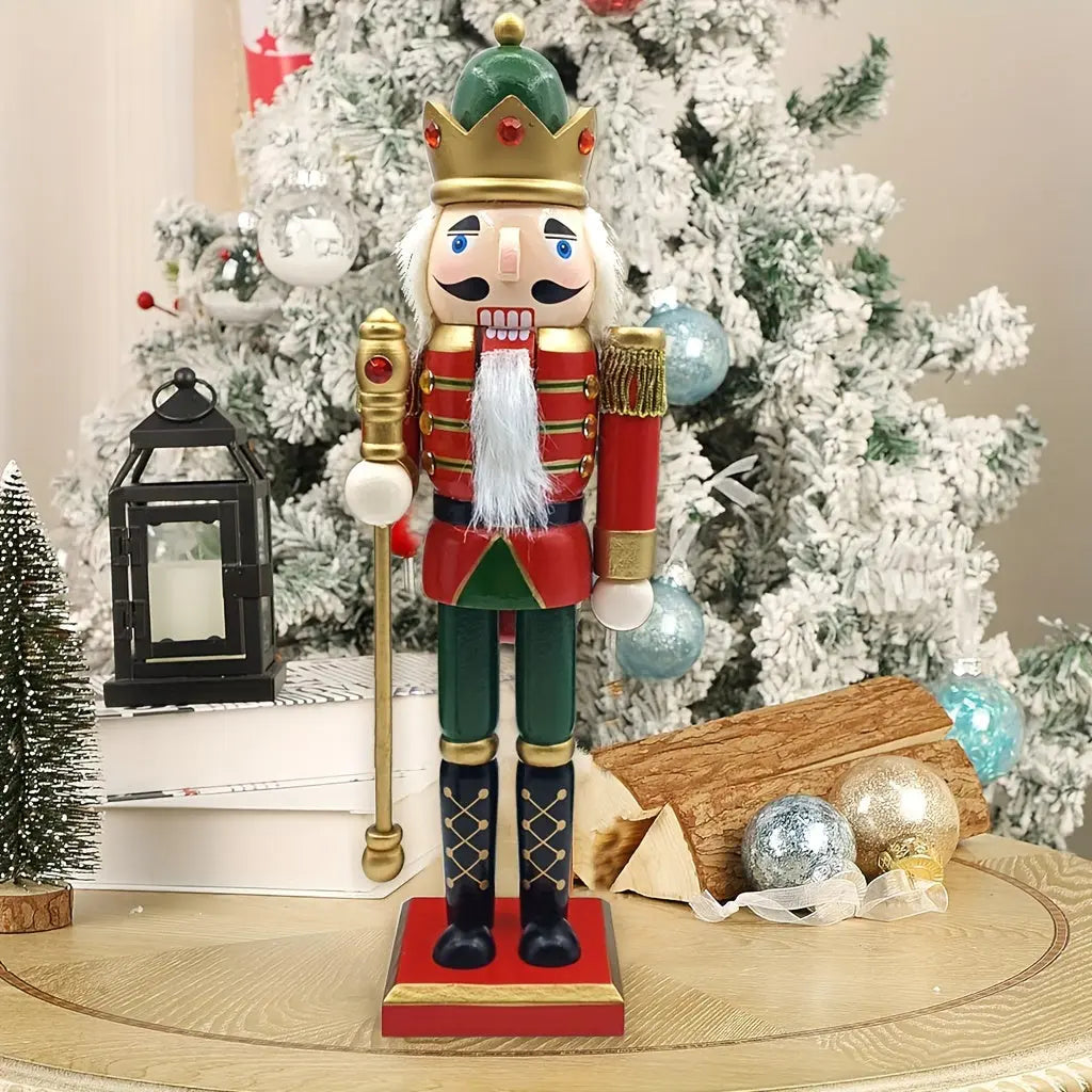 Nötteknekker Juledekorasjon 30 cm – Klassisk Trefigur