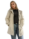 Klassisk Trenchcoat för Kvinnor – Tidlös Elegans i Vardagen