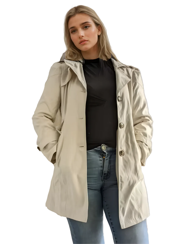 Klassisk Trenchcoat för Kvinnor – Tidlös Elegans i Vardagen