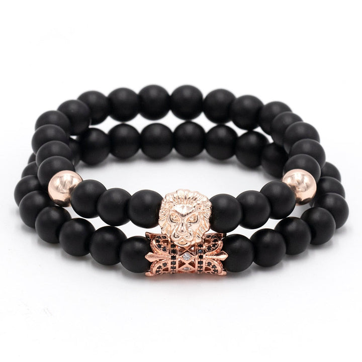 Kvinnor Klassisk Löve Armband med Naturstein