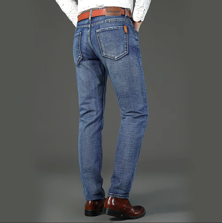 Klassiska Denimjeans för Män - Komfort och Stil hela Dagen
