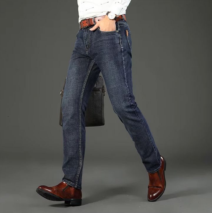 Klassiska Denimjeans för Män - Komfort och Stil hela Dagen