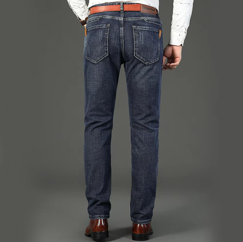 Klassiska Denimjeans för Män - Komfort och Stil hela Dagen