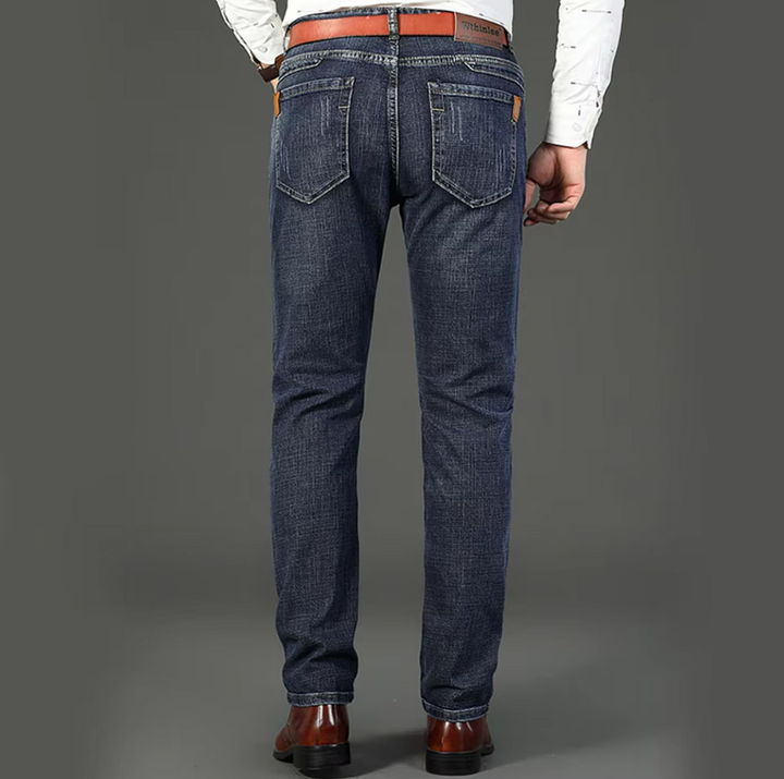 Klassiska Denimjeans för Män - Komfort och Stil hela Dagen