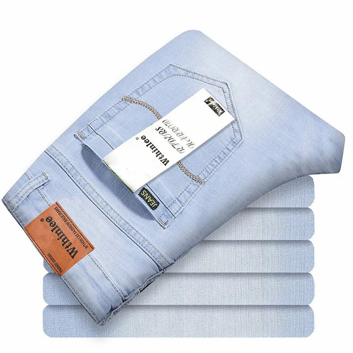 Klassiska Denimjeans för Män - Komfort och Stil hela Dagen