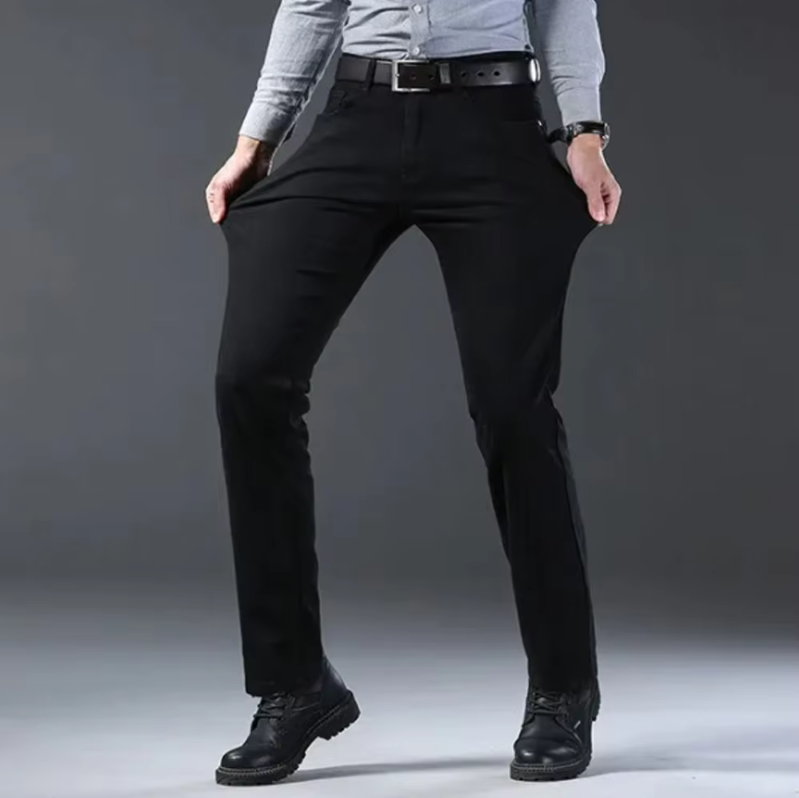 Klassiska Denimjeans för Män - Komfort och Stil hela Dagen