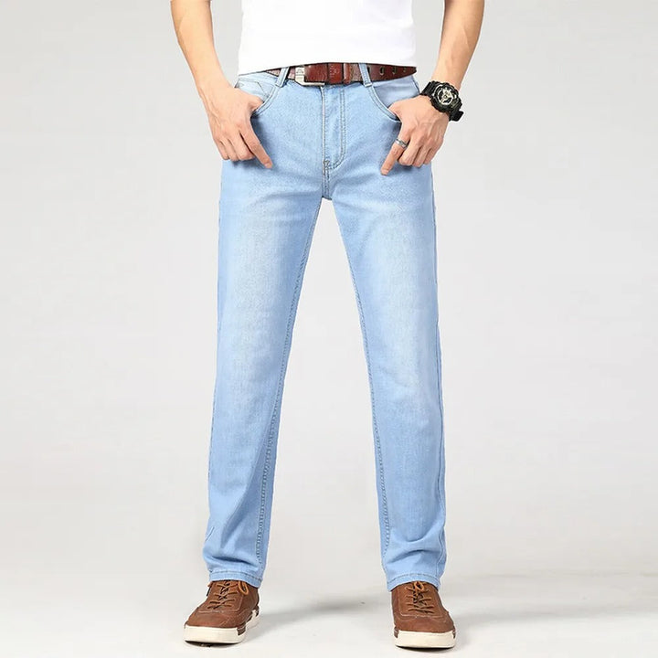 Klassiska Denimjeans för Män - Komfort och Stil hela Dagen