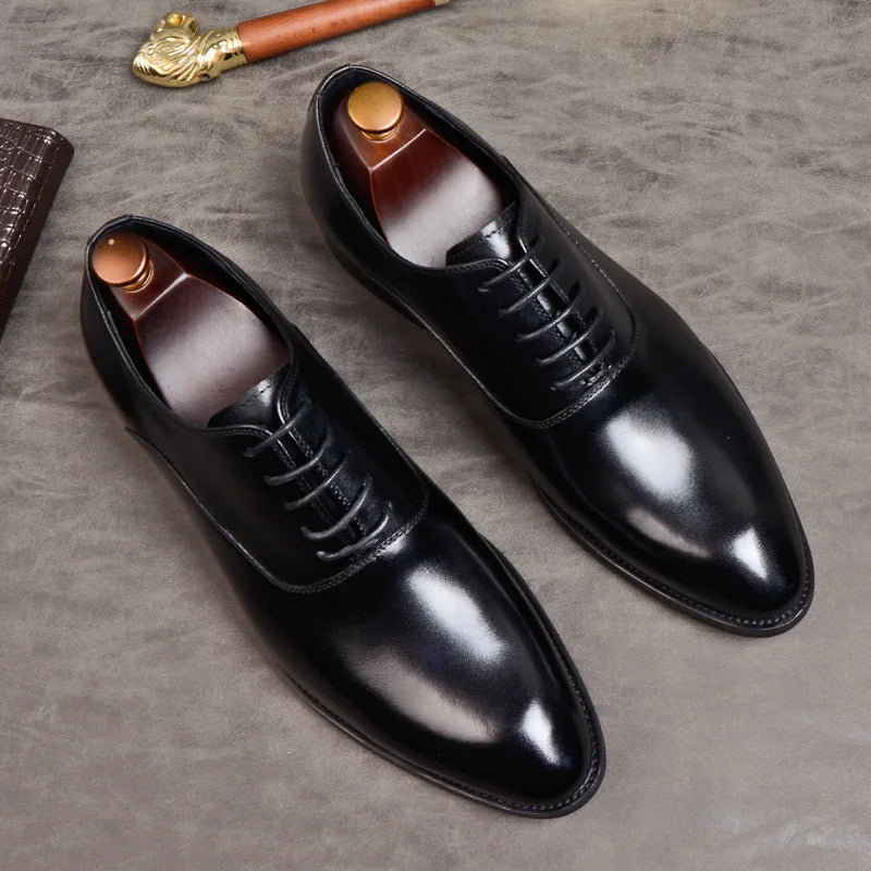 Herrskor Oxford Stil – Elegant och Bekväm för Varje Tillfälle