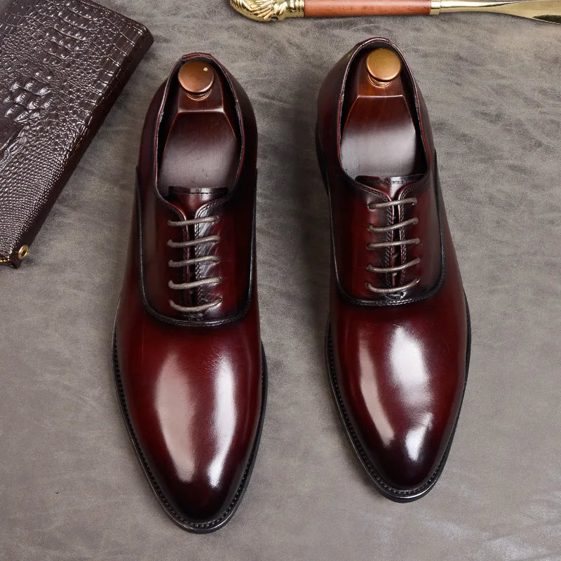 Herrskor Oxford Stil – Elegant och Bekväm för Varje Tillfälle
