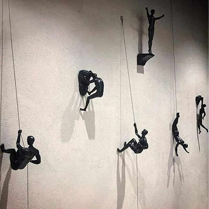 Klatrende Veggstatuer 3D Design | Enkel Installation