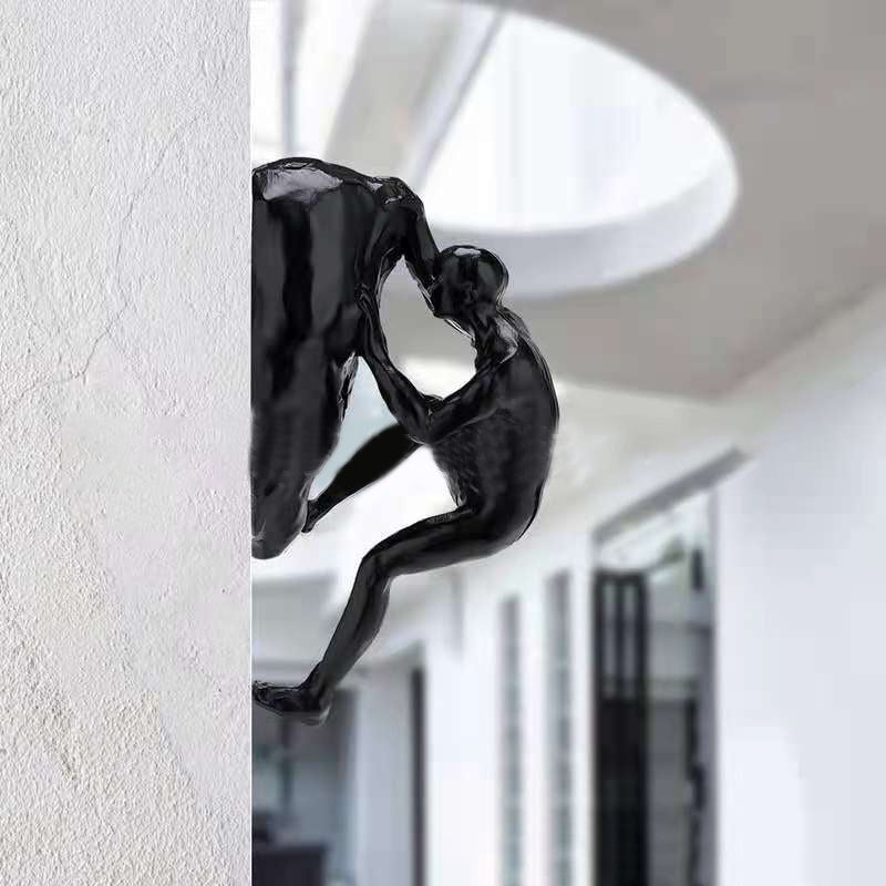 Klatrende Veggstatuer 3D Design | Enkel Installation