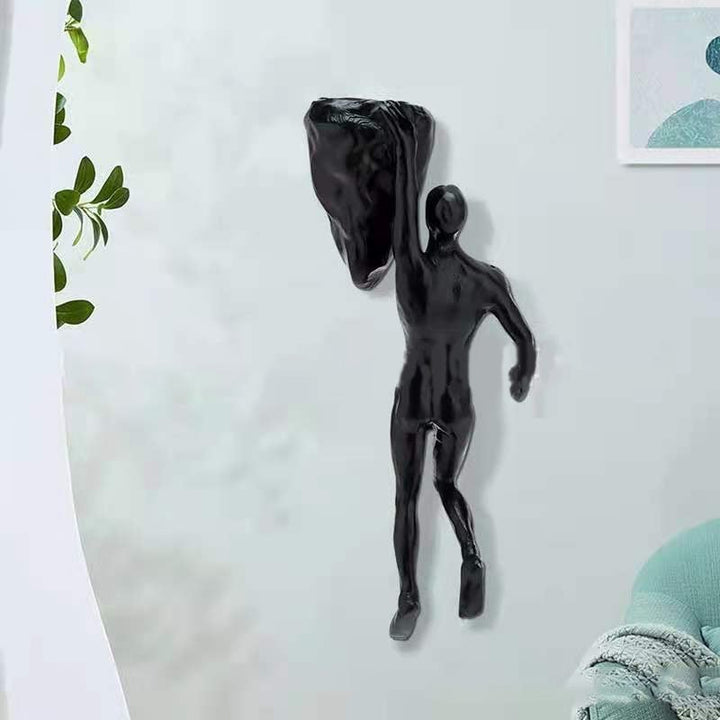 Klatrende Veggstatuer 3D Design | Enkel Installation