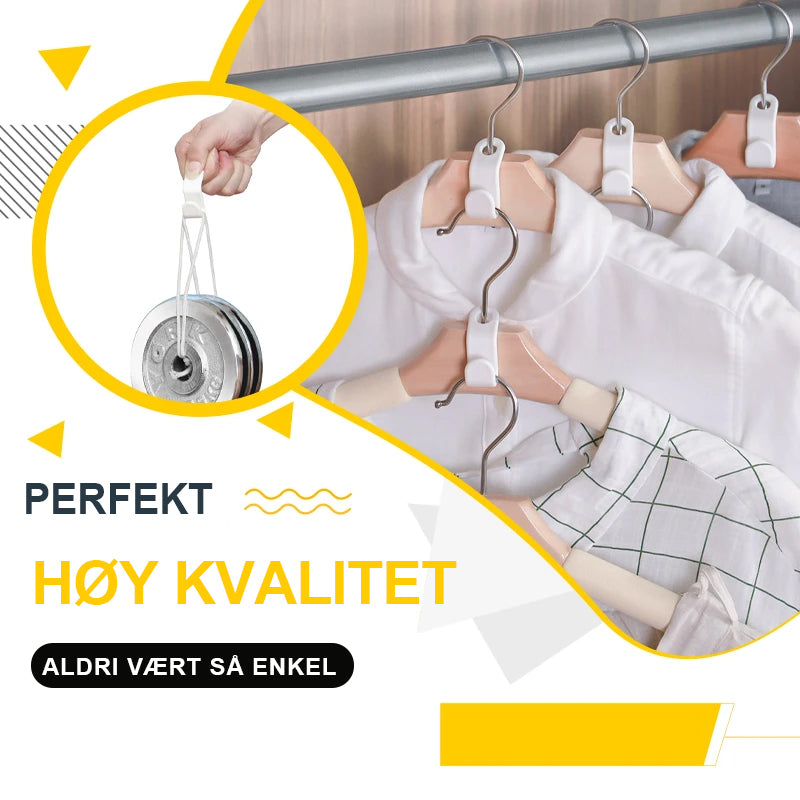 Praktiska Kleshenger Krokar - Spar Plats i Klesskapet