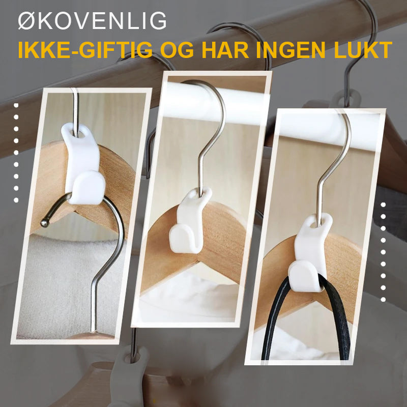 Praktiska Kleshenger Krokar - Spar Plats i Klesskapet