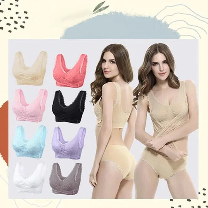 Bekväm BH utan Böyle | Löftende Blonde Kryss-Design