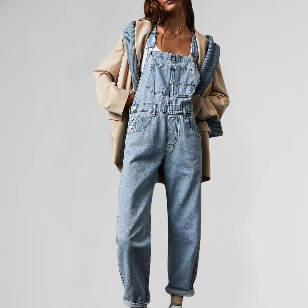 Valeria Denim Kjeledress - Bekväm och Trendig För Kvinnor