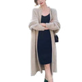 Dam Oversized Cardigan med Åpen Front
