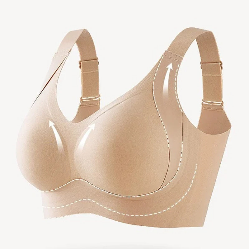 Trådlös BH med Sidesupport och Anti-Sag | Full Dekning