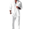 Herr Loungewear Set - V-Hals Topp & Byxor