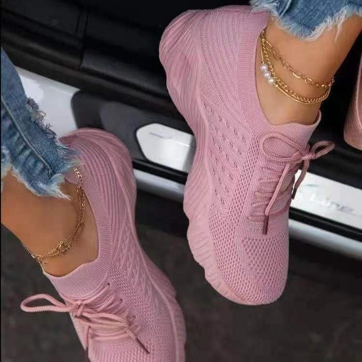 Bekväma Sneakers för Kvinnor med Buestötte