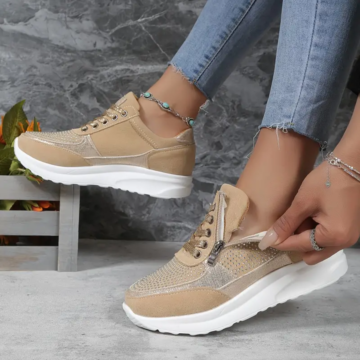 Bekväma ergonomsike sneakers för kvinnor - Ortopedisk stöd