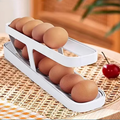 Automatisk Rullende Eggedispenser - Kompakt Kökoppbevaring