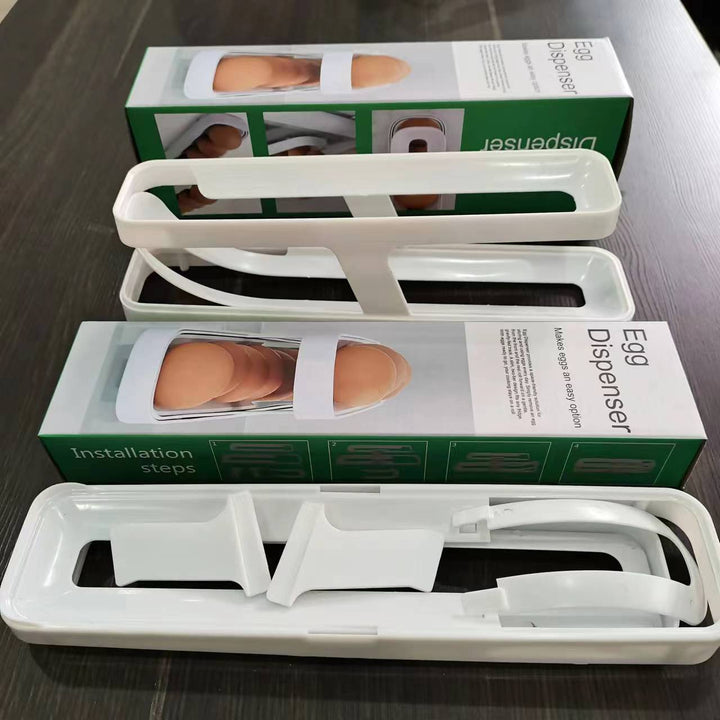 Automatisk Rullende Eggedispenser - Kompakt Kökoppbevaring