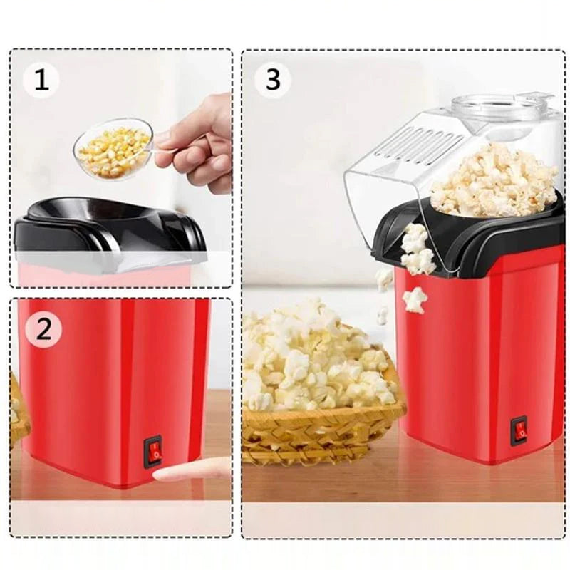 Kraftfull Elektrisk Popcornmaskin - Enkel och Effektiv