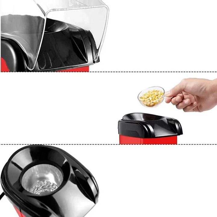 Kraftfull Elektrisk Popcornmaskin - Enkel och Effektiv