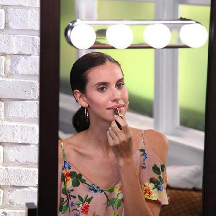 Kompakt Baderomslys med Sugekopp för Perfekt Makeup