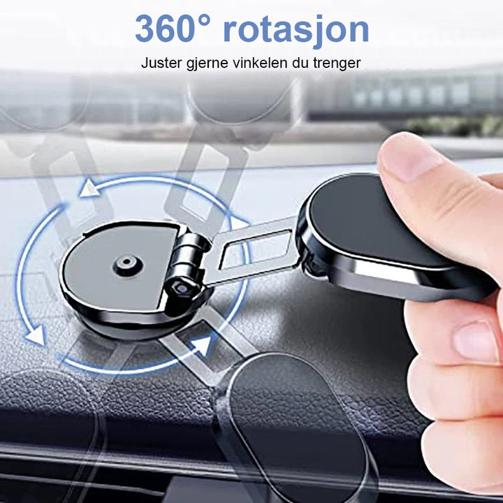 Magnetisk telefonholder för bil - 360° rotasjon | Sterk magnet