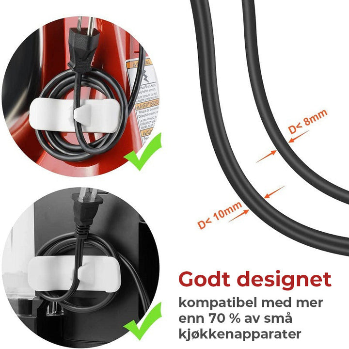 Ledningsorganisator för Kök - Kompakt och Enkel Användning