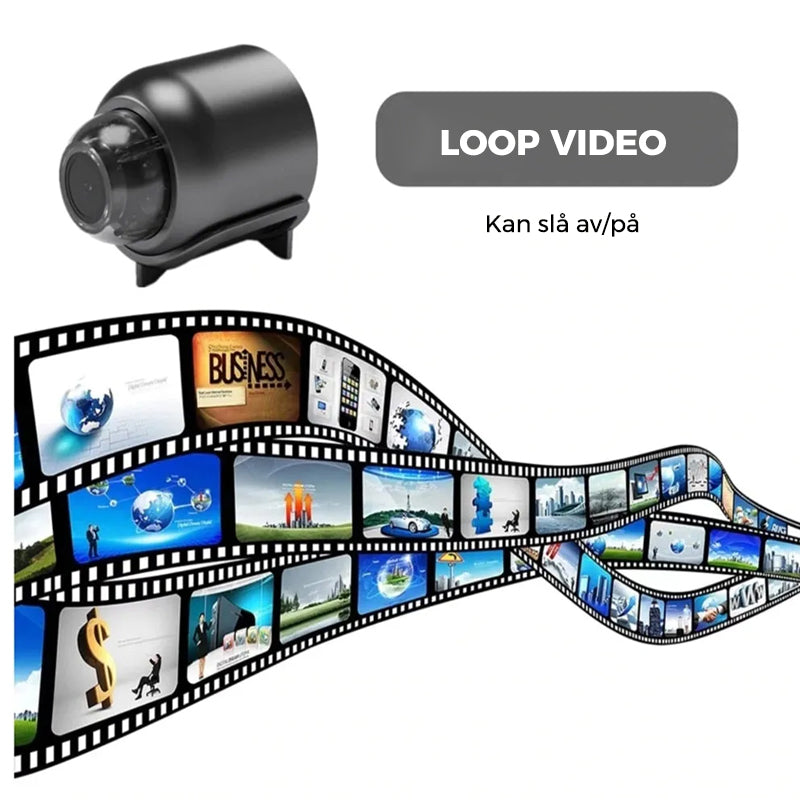 Mini WIFI-kamera - 1080P HD - Nattsyn - Bevegelsesdeteksjon